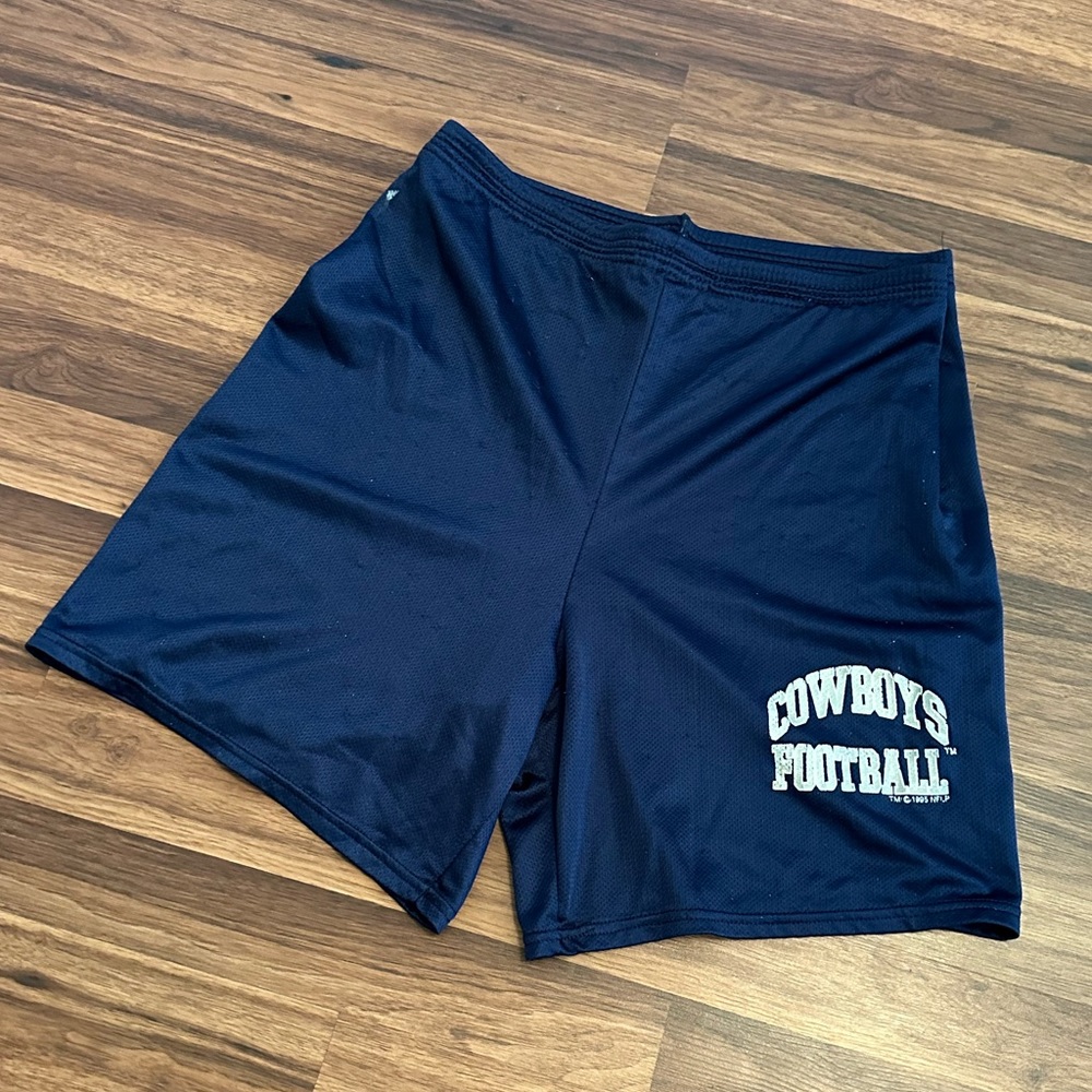 VTG 1995 LogoTech Dallas Cowboys Gym Shorts, Size: X-Large - Picture 2 of 10